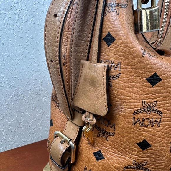 MCM Cognac Leather Hobo Bag - Picture 14 of 15